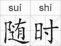 随时的拼音