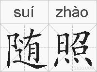 随照的拼音