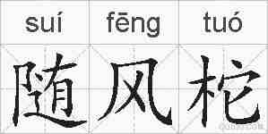 随风柁的拼音