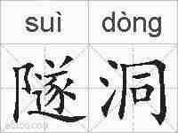 隧洞的拼音