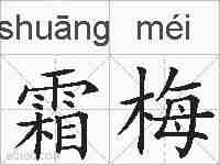 霜梅的拼音