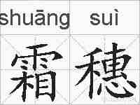 霜穗的拼音