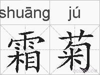 霜菊的拼音