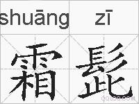 霜髭的拼音