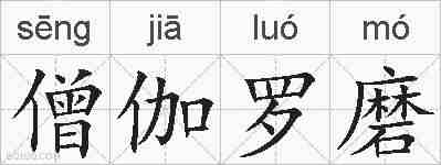 僧伽罗磨的拼音