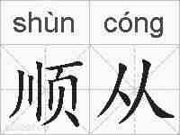 顺从的拼音