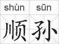 顺孙的拼音
