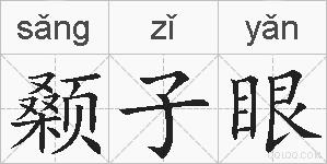 颡子眼的拼音