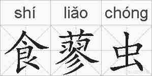 食蓼虫的拼音