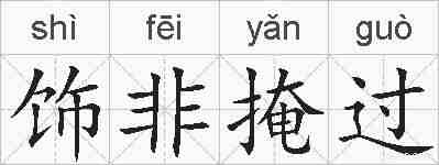 饰非掩过的拼音