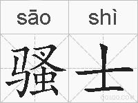 骚士的拼音
