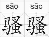 骚骚的拼音