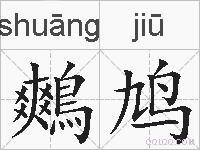 鷞鸠的拼音