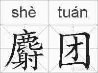 麝团的拼音