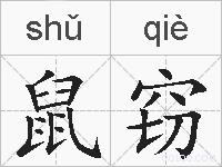 鼠窃的拼音