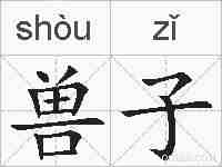 兽子的拼音