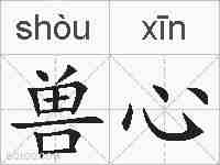 兽心的拼音