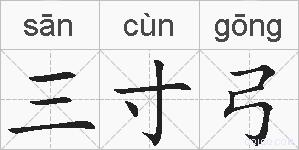 三寸弓的拼音