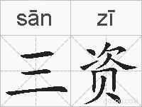 三资的拼音