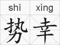 势幸的拼音