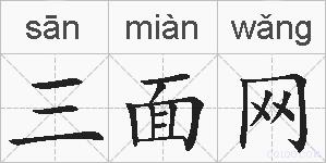 三面网的拼音