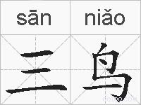 三鸟的拼音