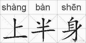 上半身的拼音