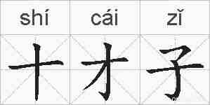 十才子的拼音
