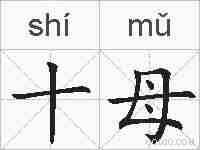 十母的拼音
