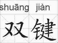 双键的拼音