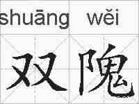 双隗的拼音
