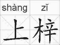 上梓的拼音