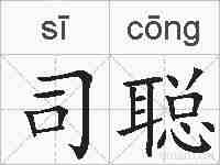 司聪的拼音