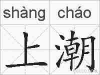 上潮的拼音