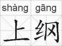 上纲的拼音