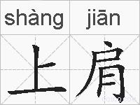 上肩的拼音