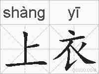 上衣的拼音