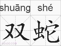 双蛇的拼音
