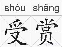 受赏的拼音