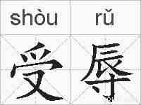 受辱的拼音