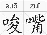 唆嘴的拼音