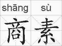 商素的拼音