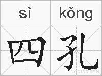 四孔的拼音