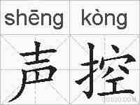 声控的拼音