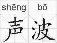 声波的拼音