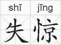 失惊的拼音