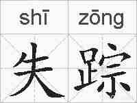 失踪的拼音
