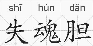 失魂胆的拼音