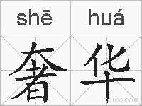 奢华的拼音