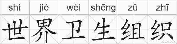 世界卫生组织的拼音